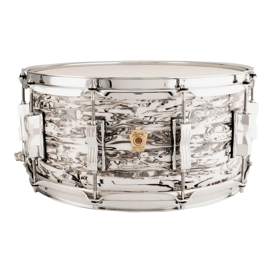 Ludwig Classic Maple Snare Drum 14x6.5 White Abalone - Drum Center Of Portsmouth