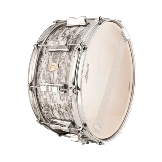 Ludwig Classic Maple Snare Drum 14x6.5 White Abalone - Drum Center Of Portsmouth