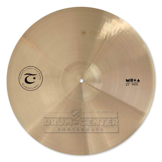 Turkish Meta Classic Ride Cymbal 22" - Drum Center Of Portsmouth