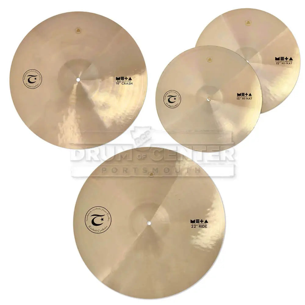 Turkish Meta Classic Cymbal Set 15/18/22 - Drum Center Of Portsmouth
