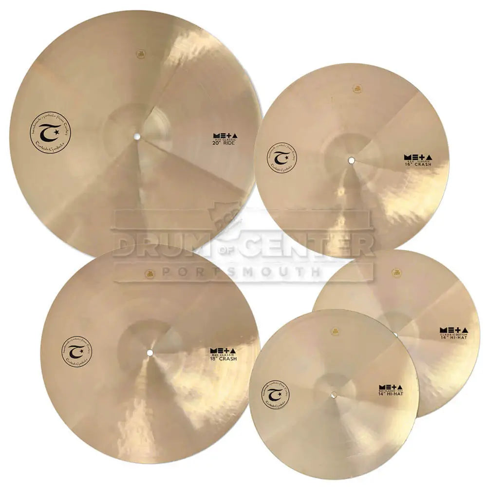 Turkish Meta Classic Cymbal Set 14/16/18/20 - Drum Center Of Portsmouth