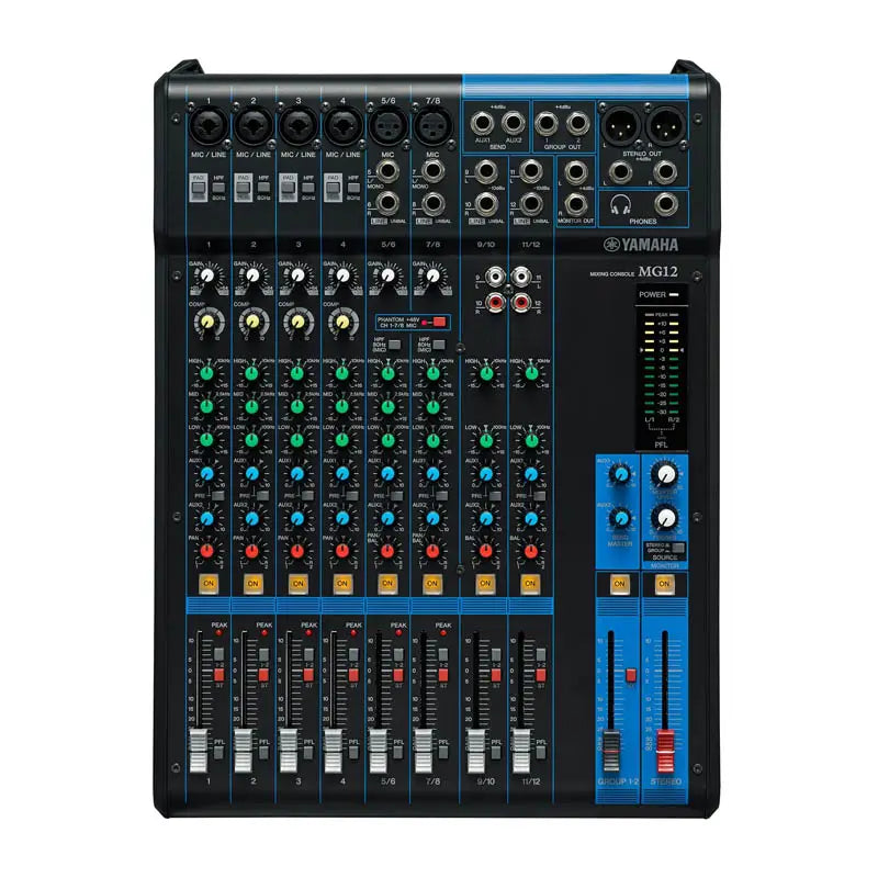 Yamaha MG12 12-input 4-Bus Mixer - Drum Center Of Portsmouth