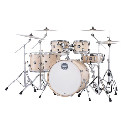 Mapex Mars Maple 6pc Studioease Drum Set Natural Satin