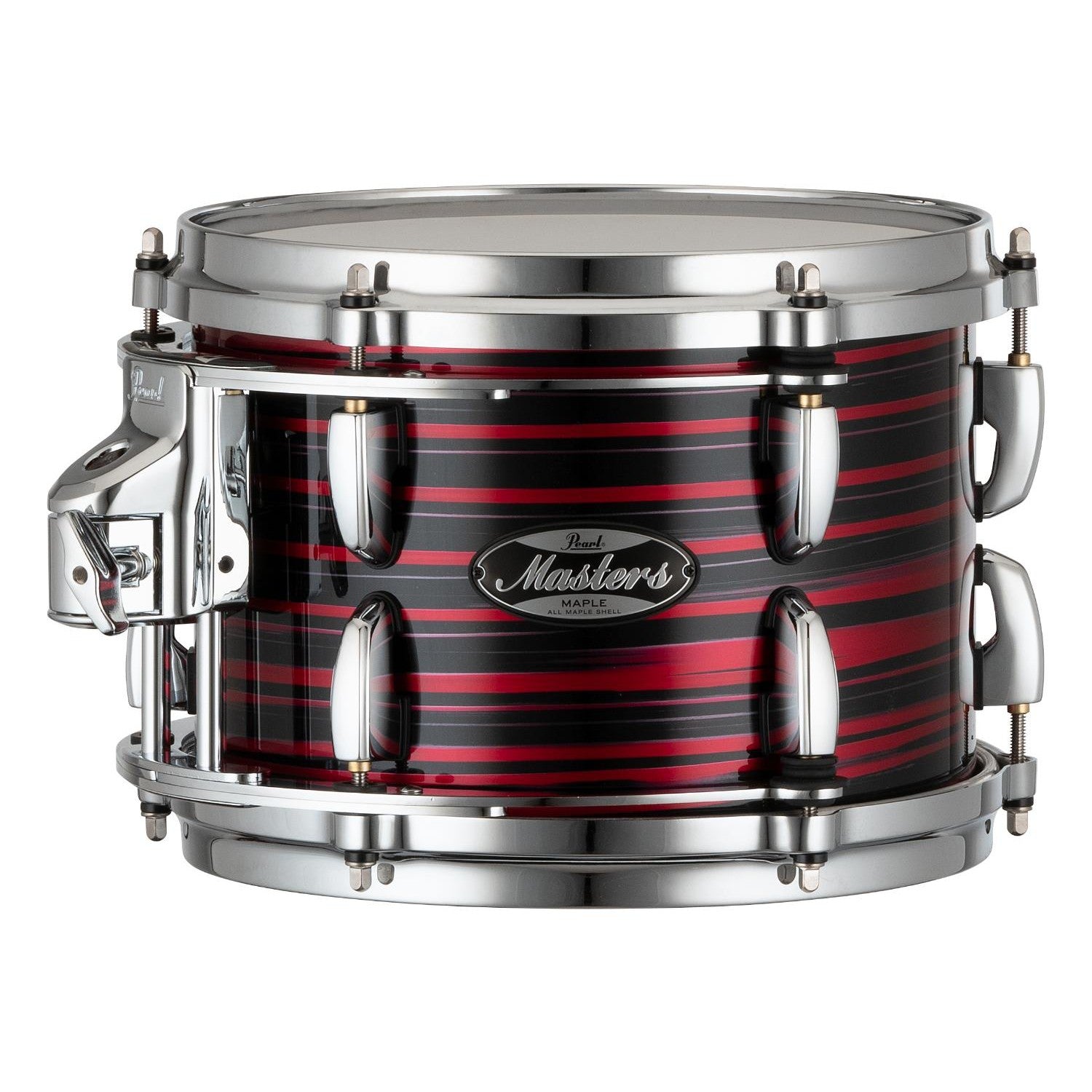 Pearl Masters Maple MM6 Tom 8x7 w/L-Bracket R2 Mount Red Oyster Swirl - Drum Center Of Portsmouth