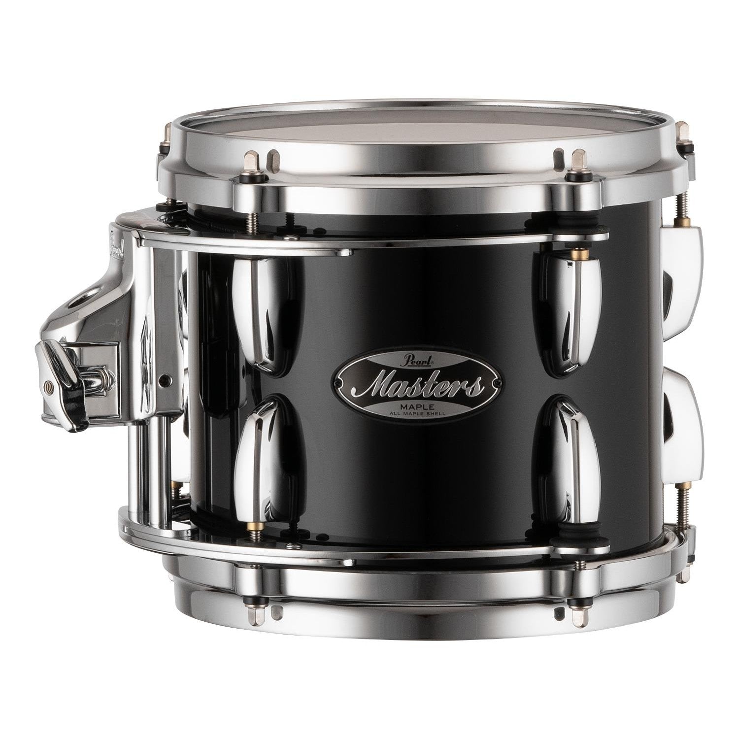 Pearl Masters Maple MM6 Tom 8x7 w/L-Bracket R2 Mount Piano Black - Drum Center Of Portsmouth