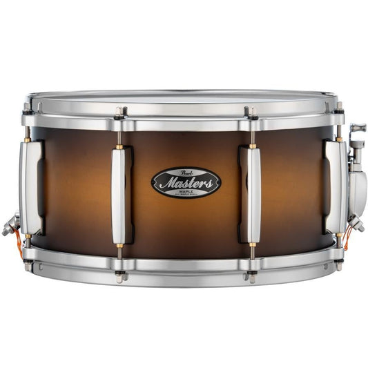 Pearl Masters Maple MM6 Snare Drum 13x6.5 Matte Olive Burst - Drum Center Of Portsmouth
