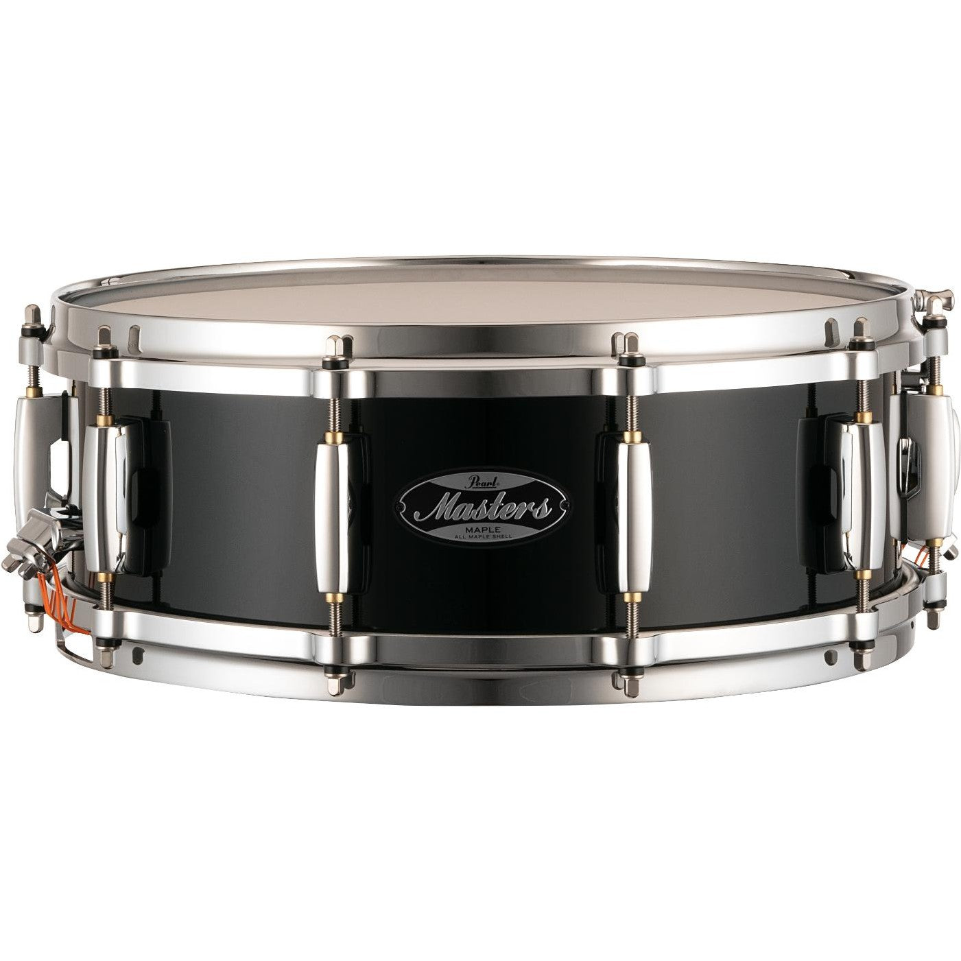 Pearl Masters Maple MM6 Snare Drum 14x5 Piano Black - Drum Center Of Portsmouth