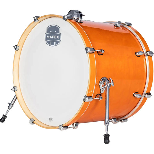 Mapex Mars Maple Bass Drum 22x18 Glossy Amber, No Mount - Drum Center Of Portsmouth