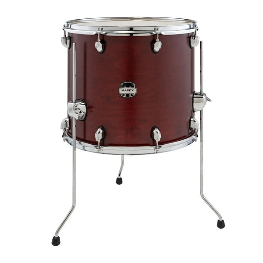 Mapex Mars Maple Floor Tom 16x16 Merlot Satin - Drum Center Of Portsmouth