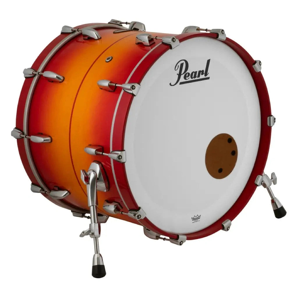 Pearl Masters Maple/Gum Bass Drum 20x14 (No Mount) Sunburst Redstripe - Drum Center Of Portsmouth
