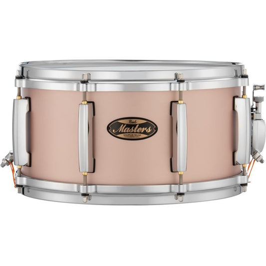 Pearl Masters Maple/Gum Snare Drum 13x6.5 Satin Rose Gold - Drum Center Of Portsmouth
