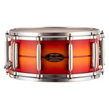 Pearl Masters Maple Pure Snare Drum 14x6.5 Sunburst Redstripe - Drum Center Of Portsmouth