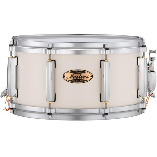 Pearl Masters Maple Pure Snare Drum 13x6.5 Arctic White - Drum Center Of Portsmouth