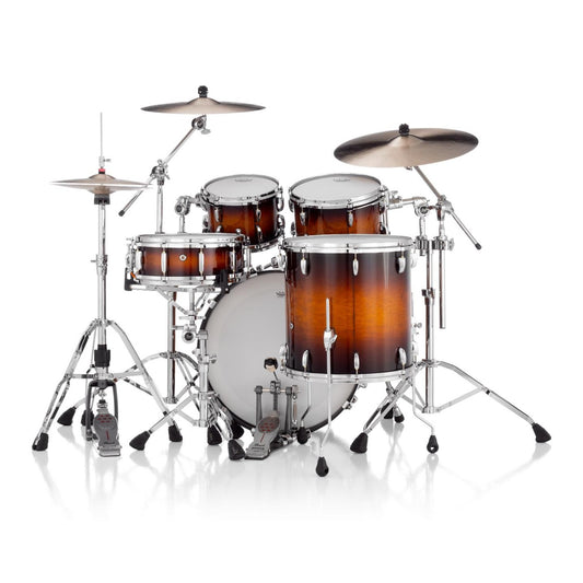 Pearl Masters Maple Pure 4pc Drum Set w/22x18BD w/Standard R2 Mounts Vintage Tobacco Burst - Drum Center Of Portsmouth