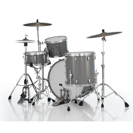 Pearl Masters Maple Pure 3pc Drum Set 24/13/16 w/Standard R2 Mounts Putty Gray - Drum Center Of Portsmouth
