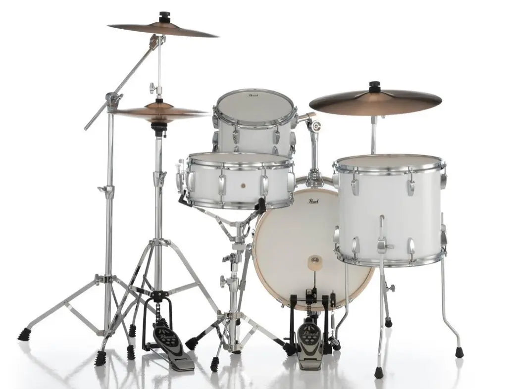 Pearl Midtown 4pc Drum Set Pure White w/Hardware & Bags - Drum Center Of Portsmouth