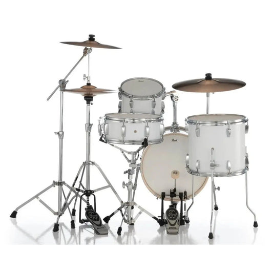 Pearl Midtown 4pc Drum Set Pure White w/Hardware & Bags - Drum Center Of Portsmouth