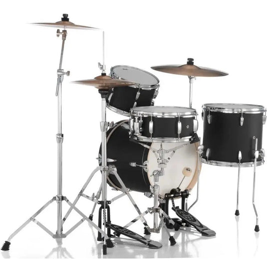 Pearl Midtown 4pc Drum Set Matte Asphalt Black w/Hardware & Bags - Drum Center Of Portsmouth