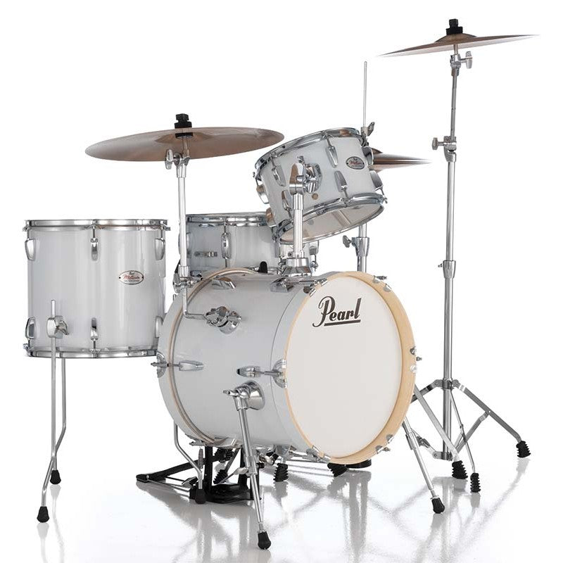 Pearl Midtown 4pc Drum Set Pure White w/Hardware & Bags - Drum Center Of Portsmouth