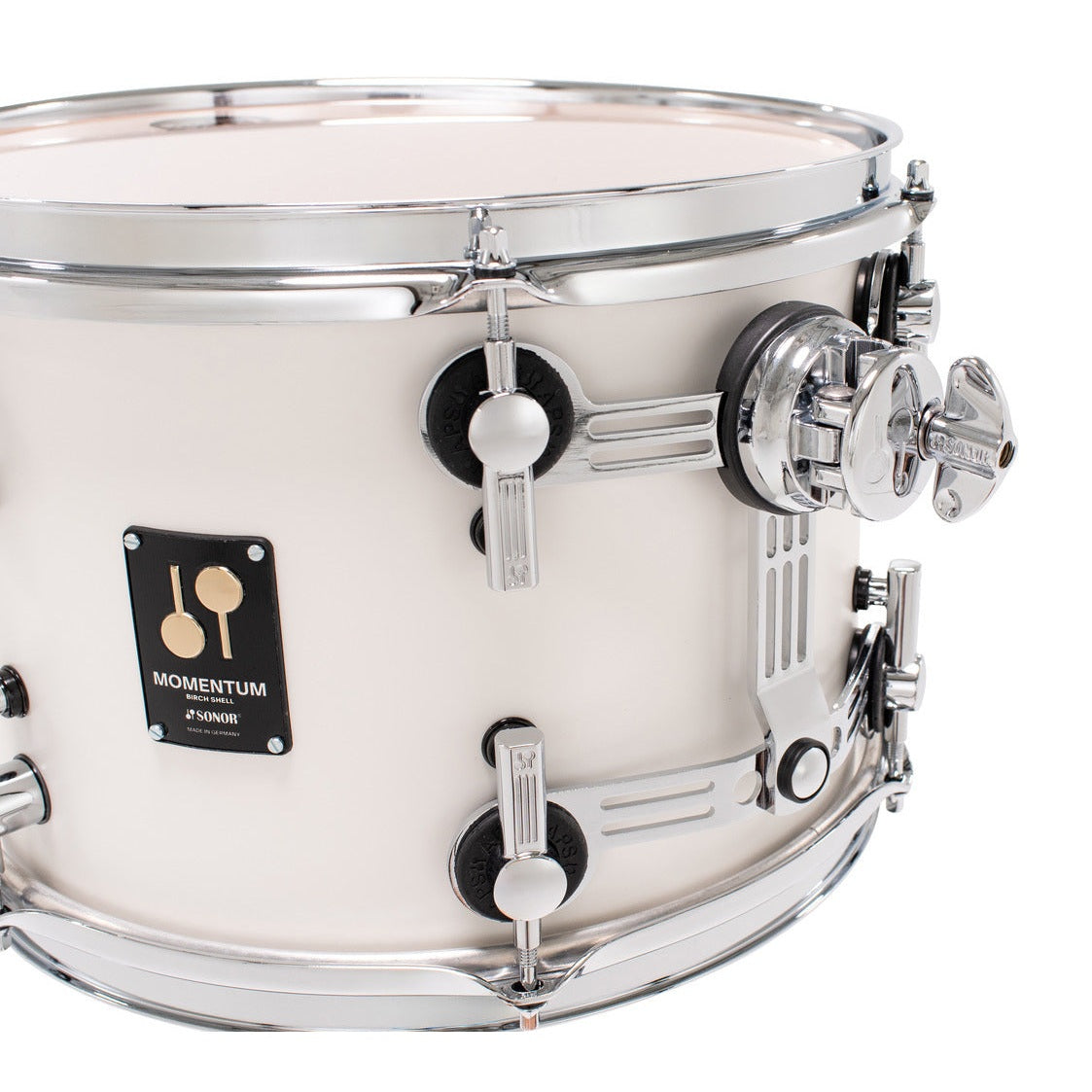 Sonor Momentum Birch Tom 12x8.5 Satin Pure White - Drum Center Of Portsmouth
