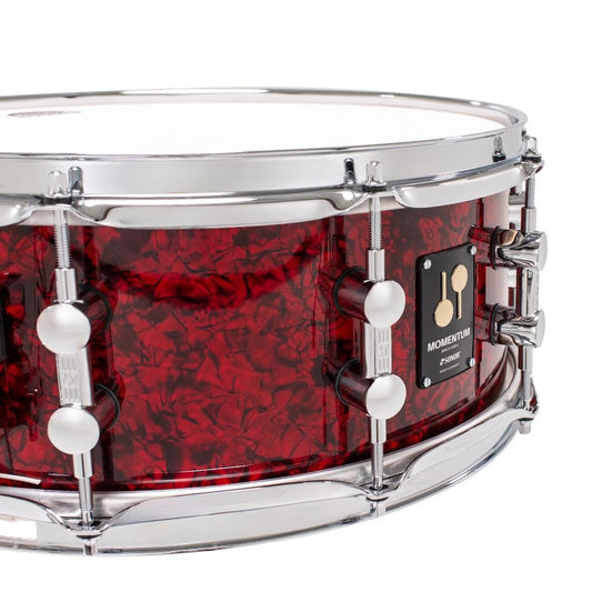 Sonor Momentum Birch Snare Drum 14x5.75 Red Pearl - Drum Center Of Portsmouth