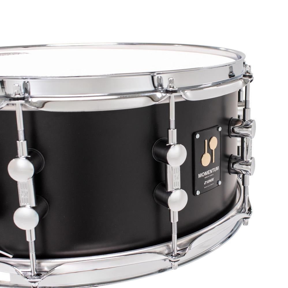 Sonor Momentum Birch Snare Drum 14x6.5 GT Black - Drum Center Of Portsmouth