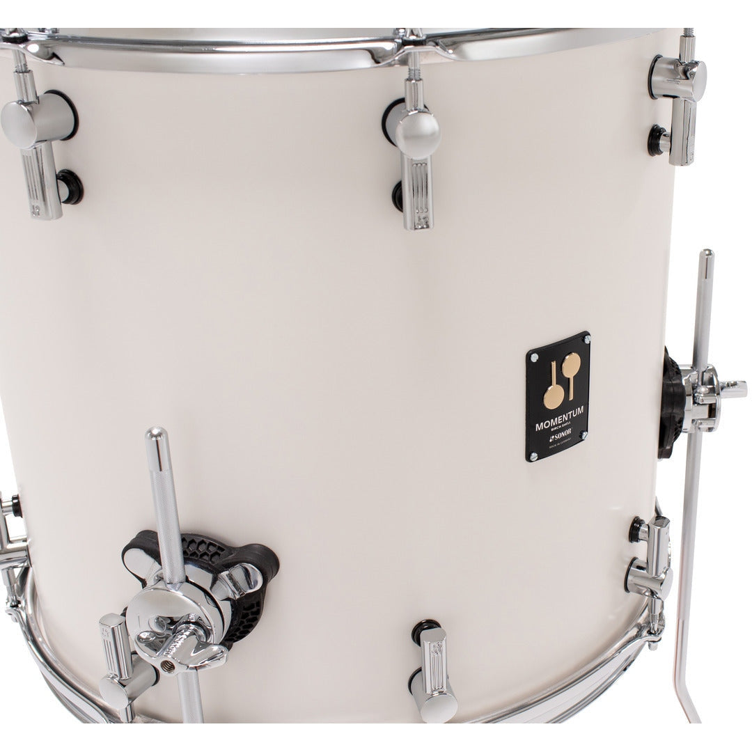 Sonor Momentum Birch Floor Tom 16x15.25 Satin Pure White - Drum Center Of Portsmouth