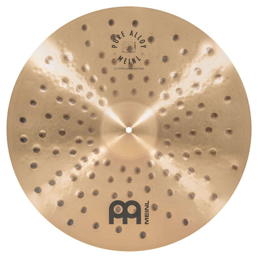 Meinl Pure Alloy Custom Extra Hammered Ride Cymbal 22 - Drum Center Of Portsmouth