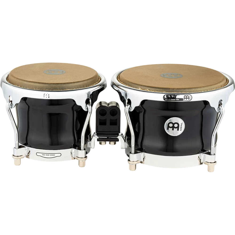 Meinl Free Ride Series Fibercraft Bongos 7 & 8 1/2 Black - Drum Center Of Portsmouth