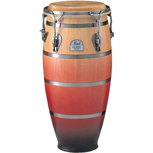 Pearl 11.75 Elite Traditional Oak Conga - Crimson Sunrise - Drum Center Of Portsmouth