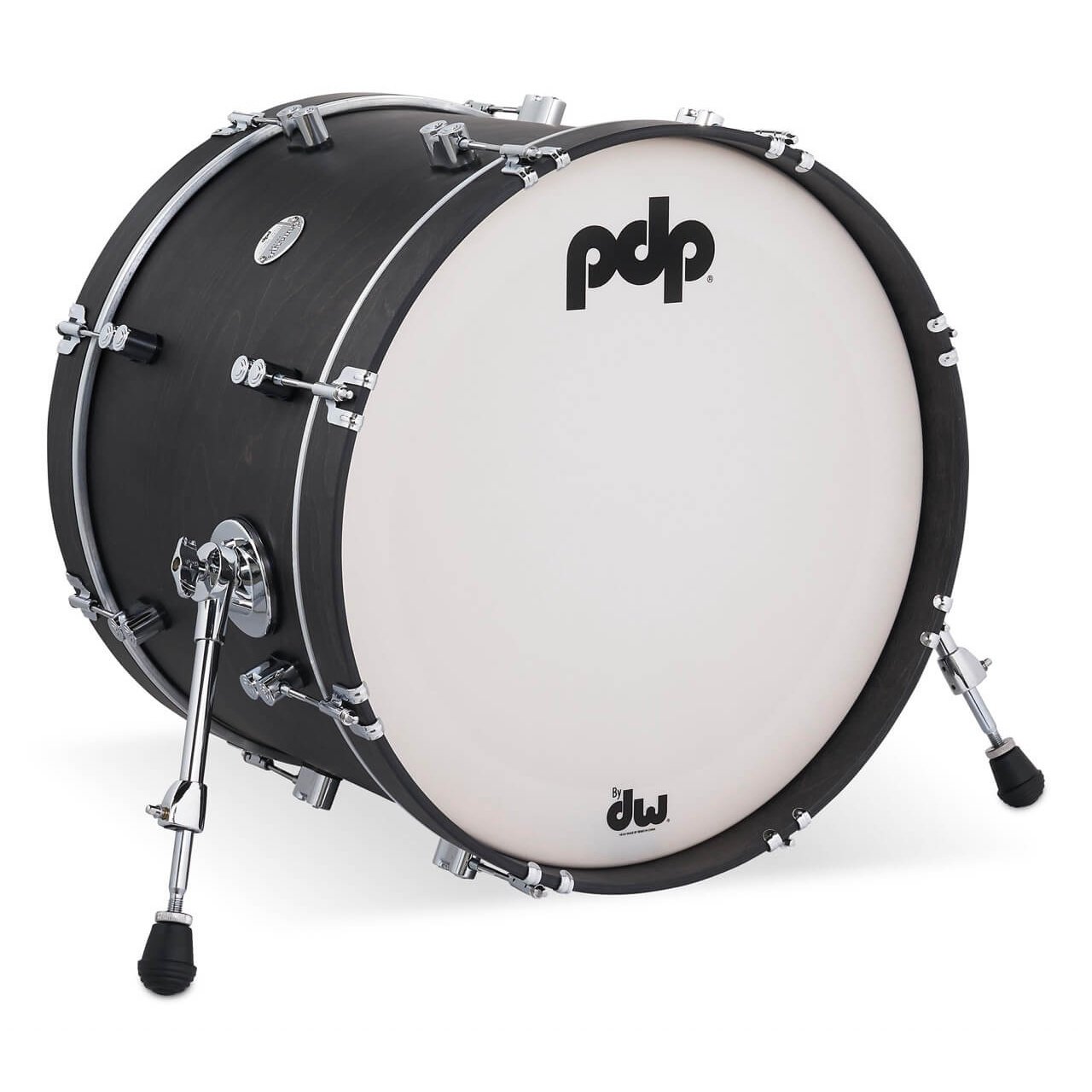 PDP Concept Classic Bass Drum 20x14 Ebony/Ebony Hoops - Drum Center Of Portsmouth