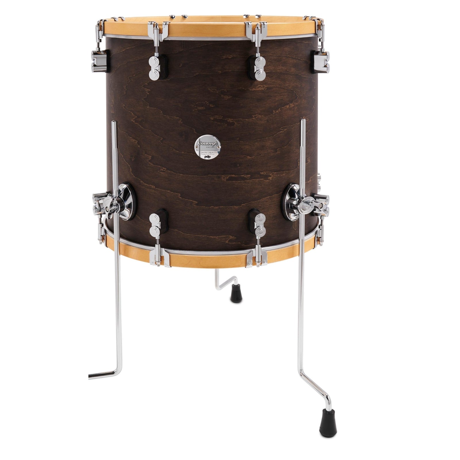 PDP Concept Classic 3pc Drum Set w/22BD Walnut/Natural Hoops - Drum Center Of Portsmouth
