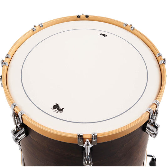 PDP Concept Classic 3pc Drum Set w/22BD Walnut/Natural Hoops - Drum Center Of Portsmouth