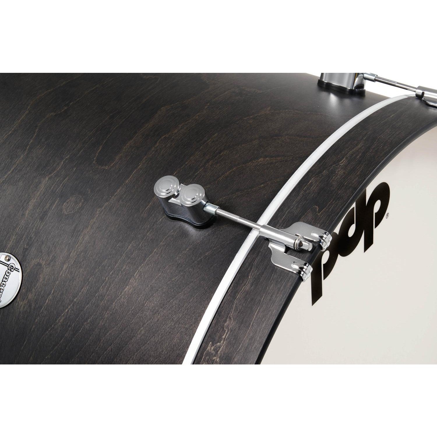 PDP Concept Classic 3pc Drum Set w/24BD Ebony/Ebony Hoops - Drum Center Of Portsmouth