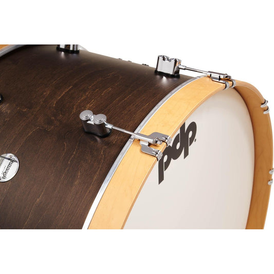 PDP Concept Classic 3pc Drum Set w/26BD Walnut/Natural Hoops - Drum Center Of Portsmouth