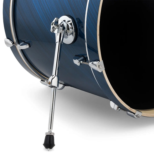 PDP Mainstage 5pc Complete Drum Set w/Hardware and Cymbals Blue Steel 22/10/12/16/14 - Drum Center Of Portsmouth