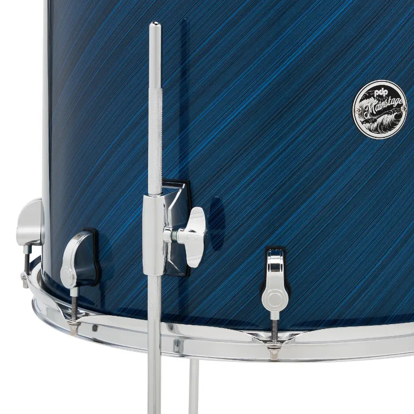 PDP Mainstage 5pc Complete Drum Set w/Hardware and Cymbals Blue Steel 22/10/12/16/14 - Drum Center Of Portsmouth