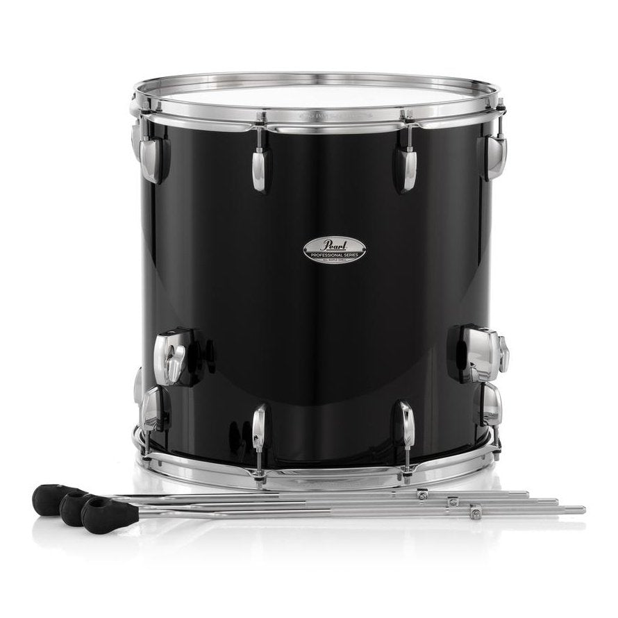 Pearl Professional Maple Floor Tom 14x14 Piano Black - Drum Center Of Portsmouth