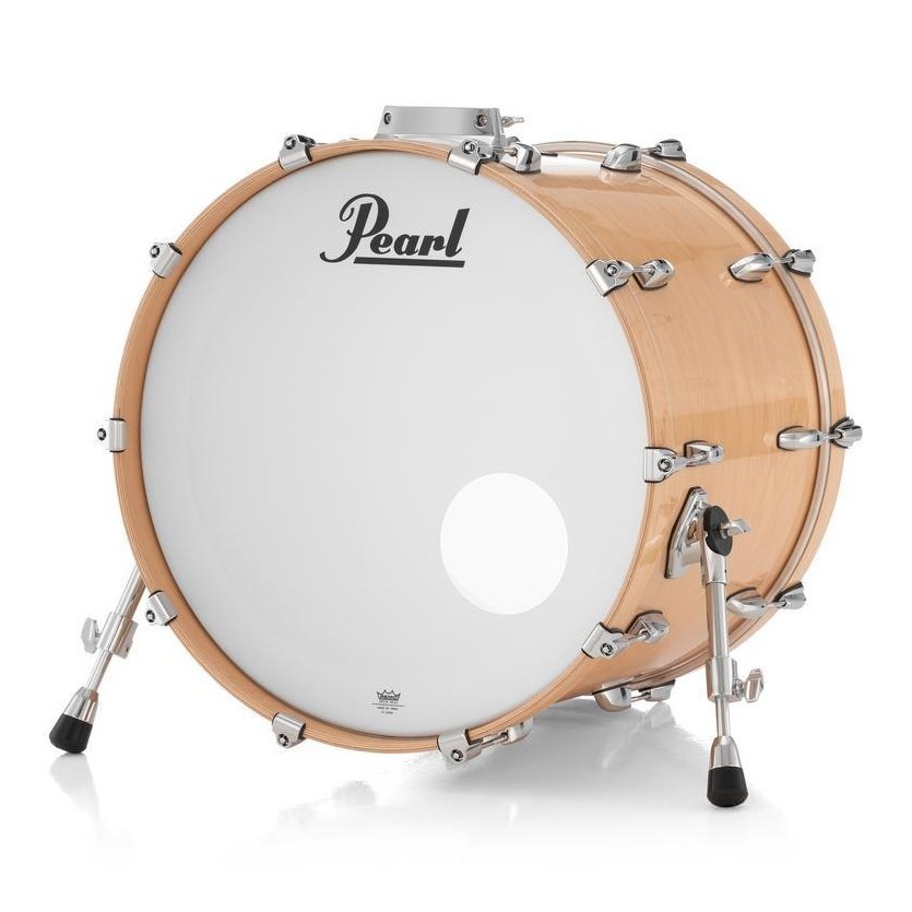 Pearl Professional Maple Bass Drum 24x14 w/BB3 Bracket Natural Maple - Drum Center Of Portsmouth