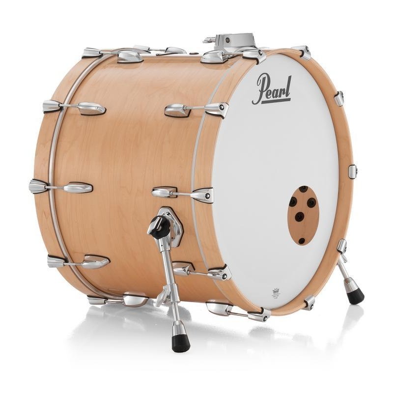 Pearl Professional Maple Bass Drum 22x18 w/BB3 Bracket Natural Maple - Drum Center Of Portsmouth