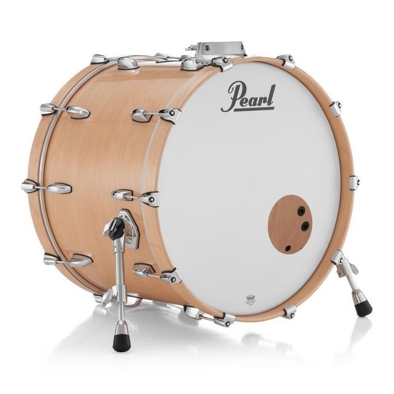 Pearl Professional Maple Bass Drum 22x18 w/BB3 Bracket Natural Maple - Drum Center Of Portsmouth