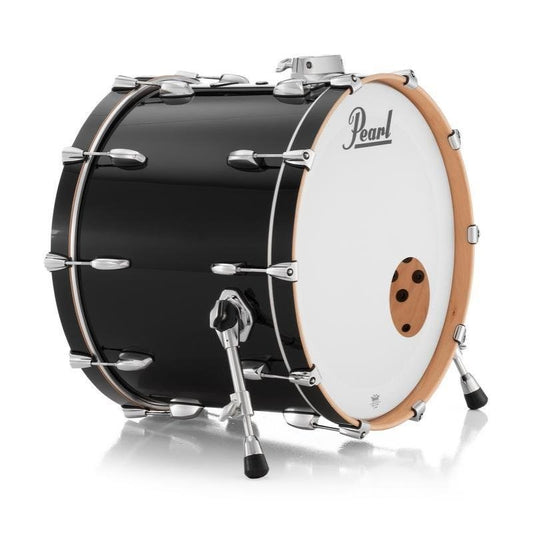 Pearl Professional Maple Bass Drum 24x14 w/BB3 Bracket Piano Black - Drum Center Of Portsmouth