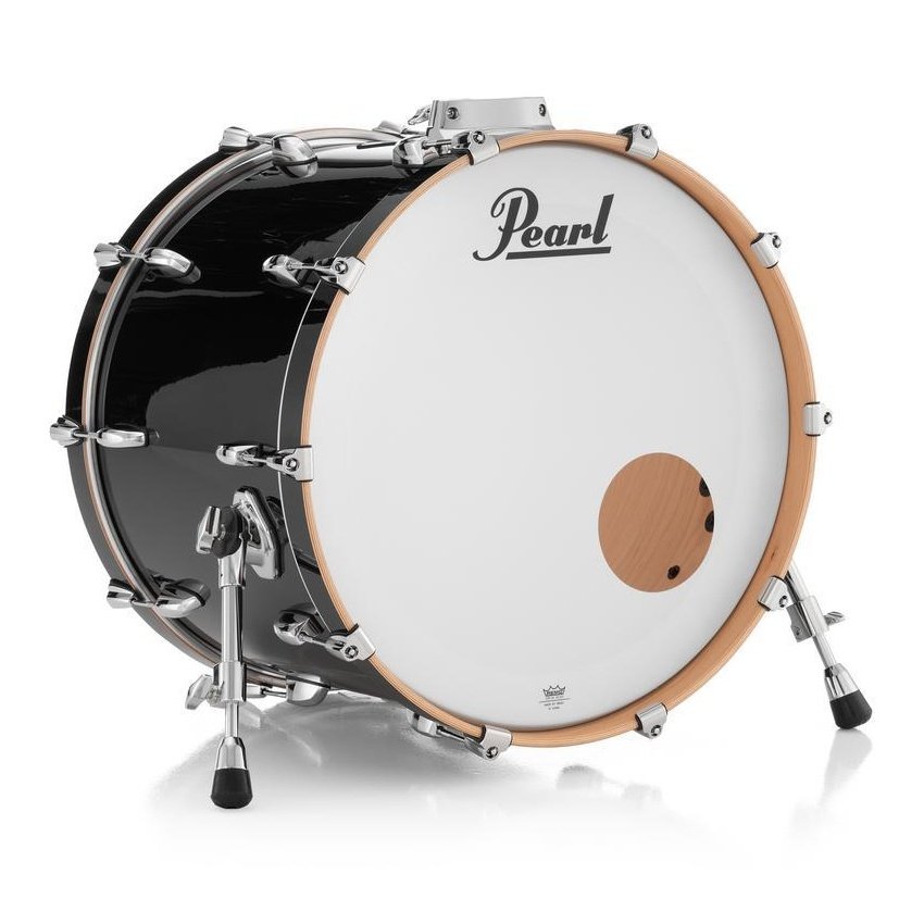 Pearl Professional Maple Bass Drum 20x14 w/BB3 Bracket Piano Black - Drum Center Of Portsmouth