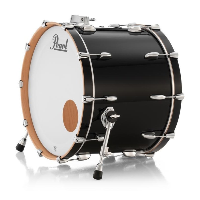 Pearl Professional Maple Bass Drum 24x14 w/BB3 Bracket Piano Black - Drum Center Of Portsmouth