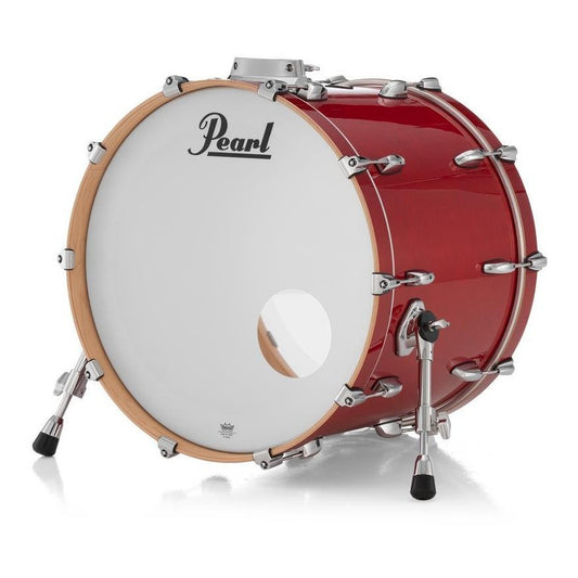 Pearl Professional Maple Bass Drum 20x14 w/BB3 Bracket Sequoia Red - Drum Center Of Portsmouth