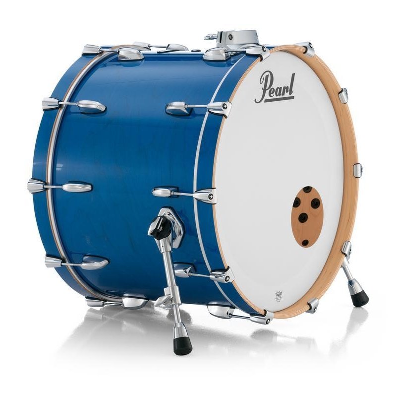 Pearl Professional Maple Bass Drum 22x18 w/BB3 Bracket Sheer Blue - Drum Center Of Portsmouth