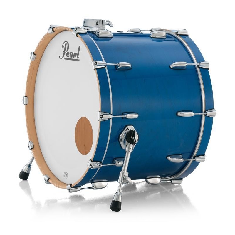 Pearl Professional Maple Bass Drum 22x18 w/BB3 Bracket Sheer Blue - Drum Center Of Portsmouth