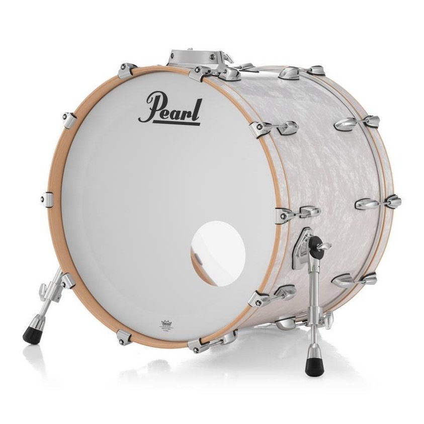 Pearl Professional Maple Bass Drum 22x18 w/BB3 Bracket White Marine Pearl - Drum Center Of Portsmouth