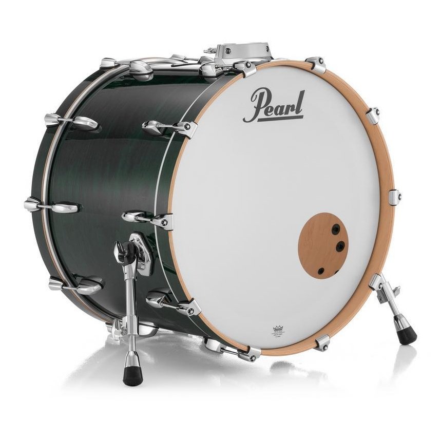 Pearl Professional Maple Bass Drum 20x14 w/BB3 Bracket Emerald Mist - Drum Center Of Portsmouth