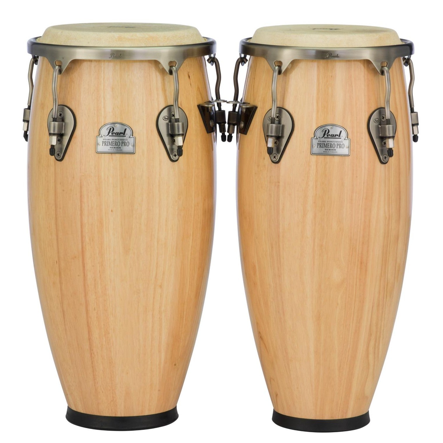 [SO] Pearl 10 & 11 Primero Pro Conga Set w/ o stands - Natural - Drum Center Of Portsmouth